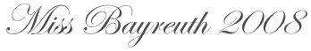 Miss Bayreuth 2008
