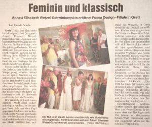 Feminin und klassisch