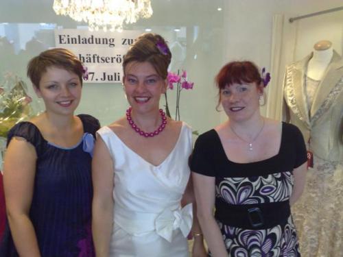 Das FossaDesign Team - Fr. Dehmlow, Fr. Wetzel-Schwinkowski, Fr. Jan�en (v.l.n.r.)